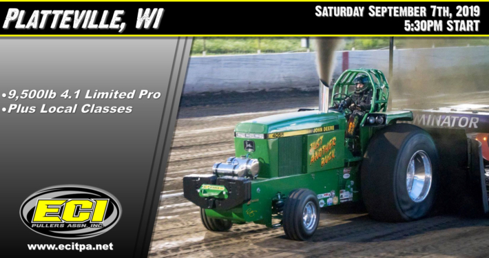 ECIPA Event: Platteville Dairy Days Tractor Pull 2019