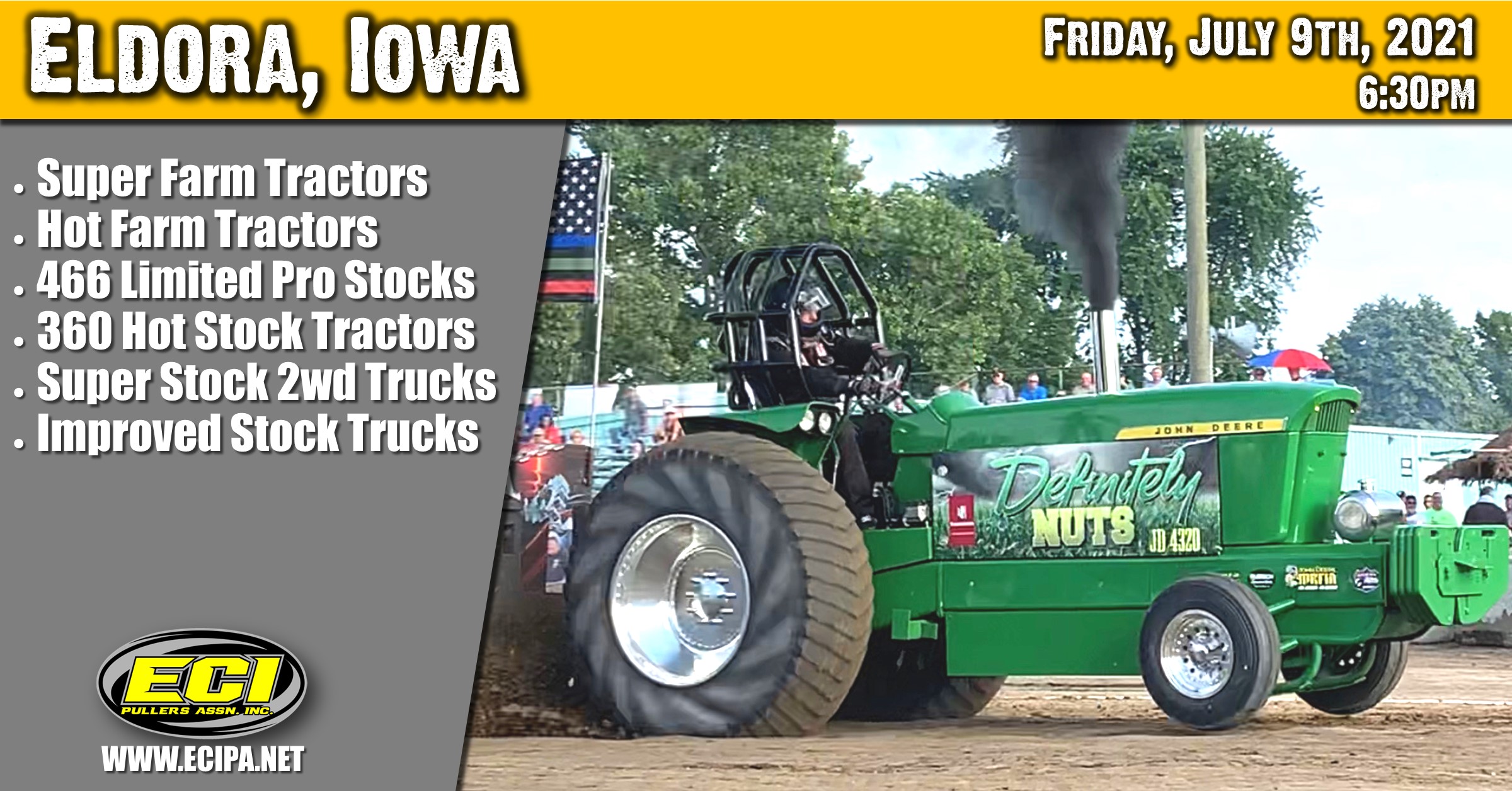 ECIPA Events Hardin County Fair Truck & Tractor Pull Eldora, IA July