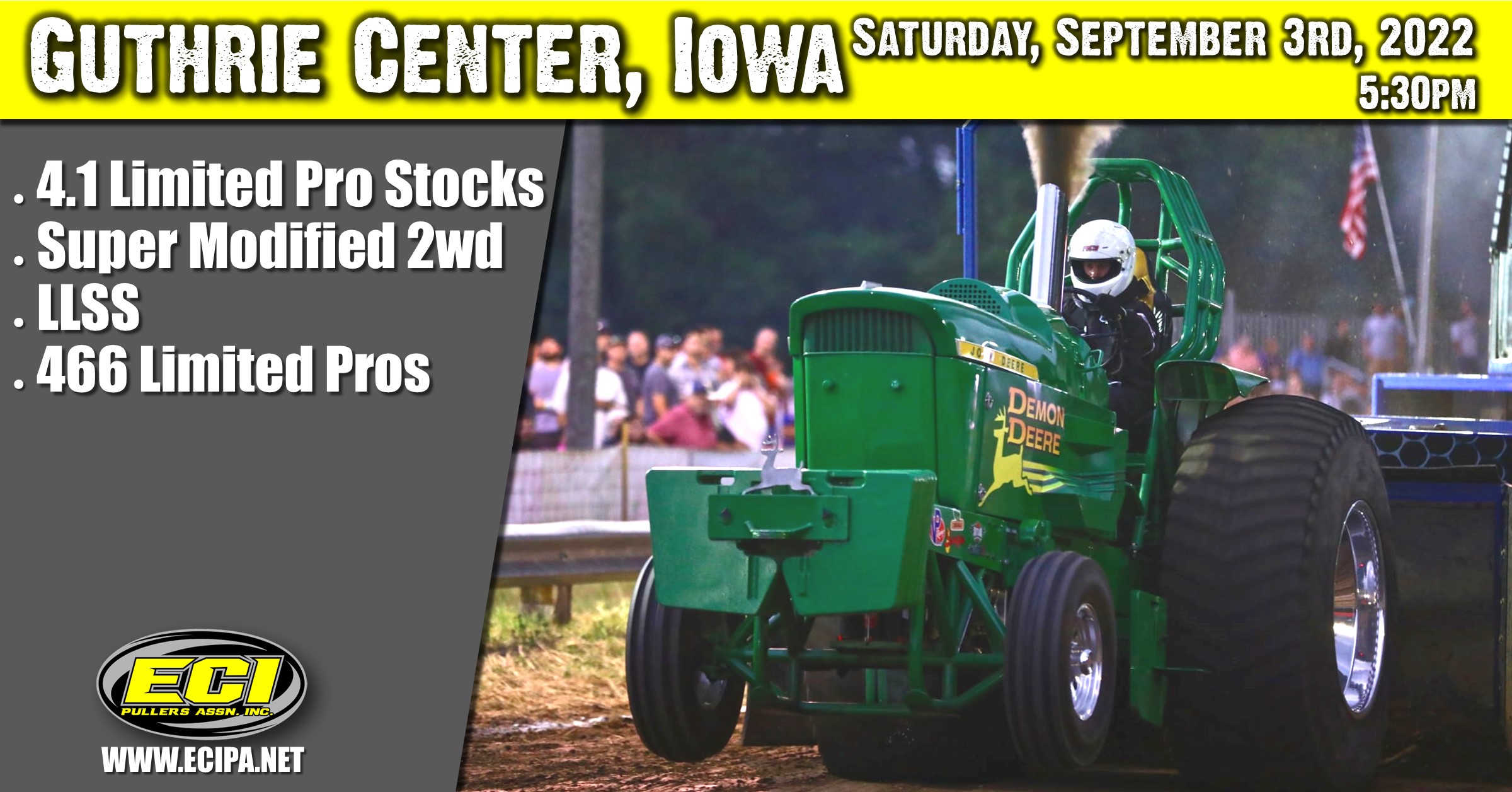 ECIPA Event Guthrie County Fair Tractor Pull Guthrie Center IA